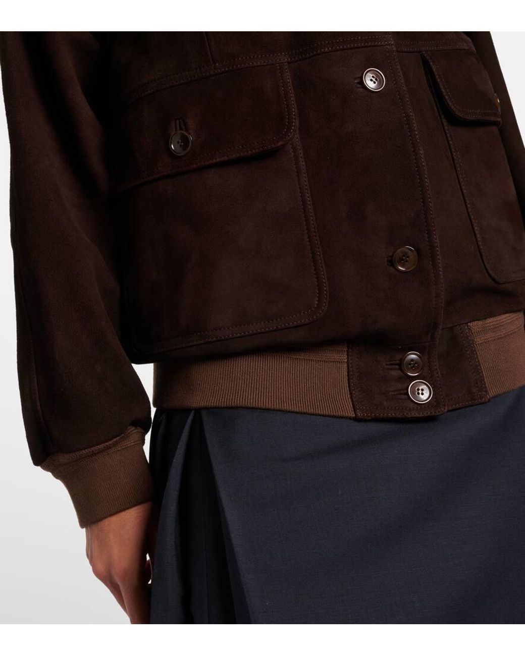 Prada Brown Suede Jacket