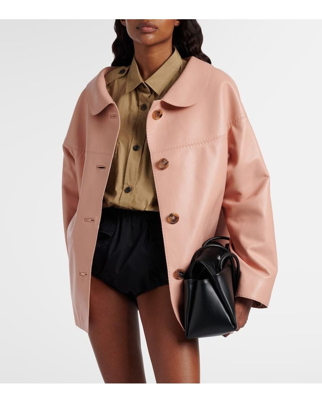 Prada Pink Leather Jacket