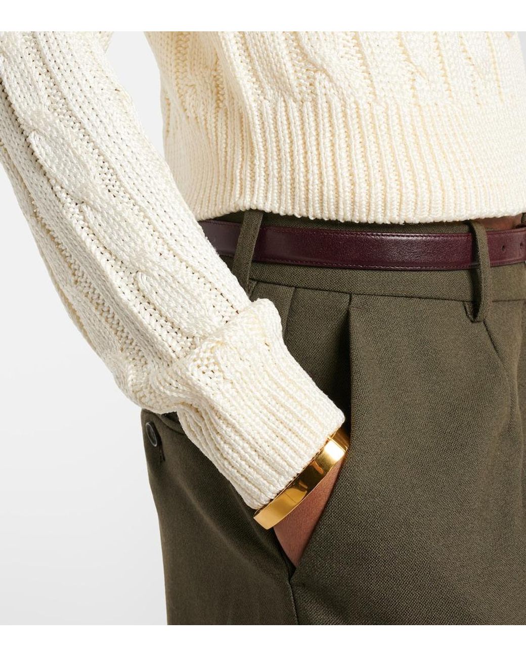 Ralph Lauren Natural Silk Cardigan