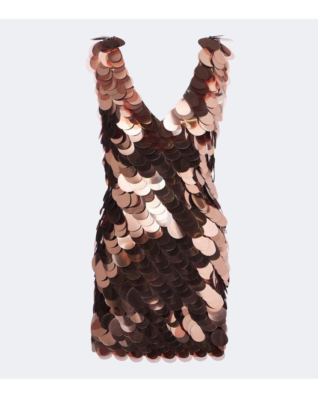 Rabanne Pink Sequined Minidress