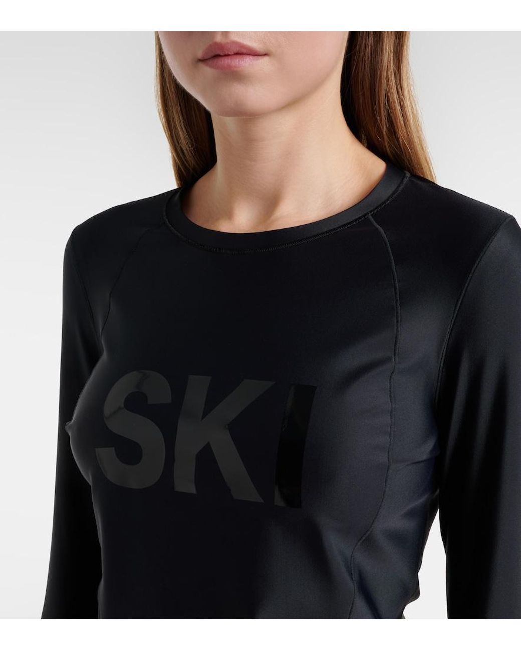 Perfect Moment Blue Ski Crew Ski Top