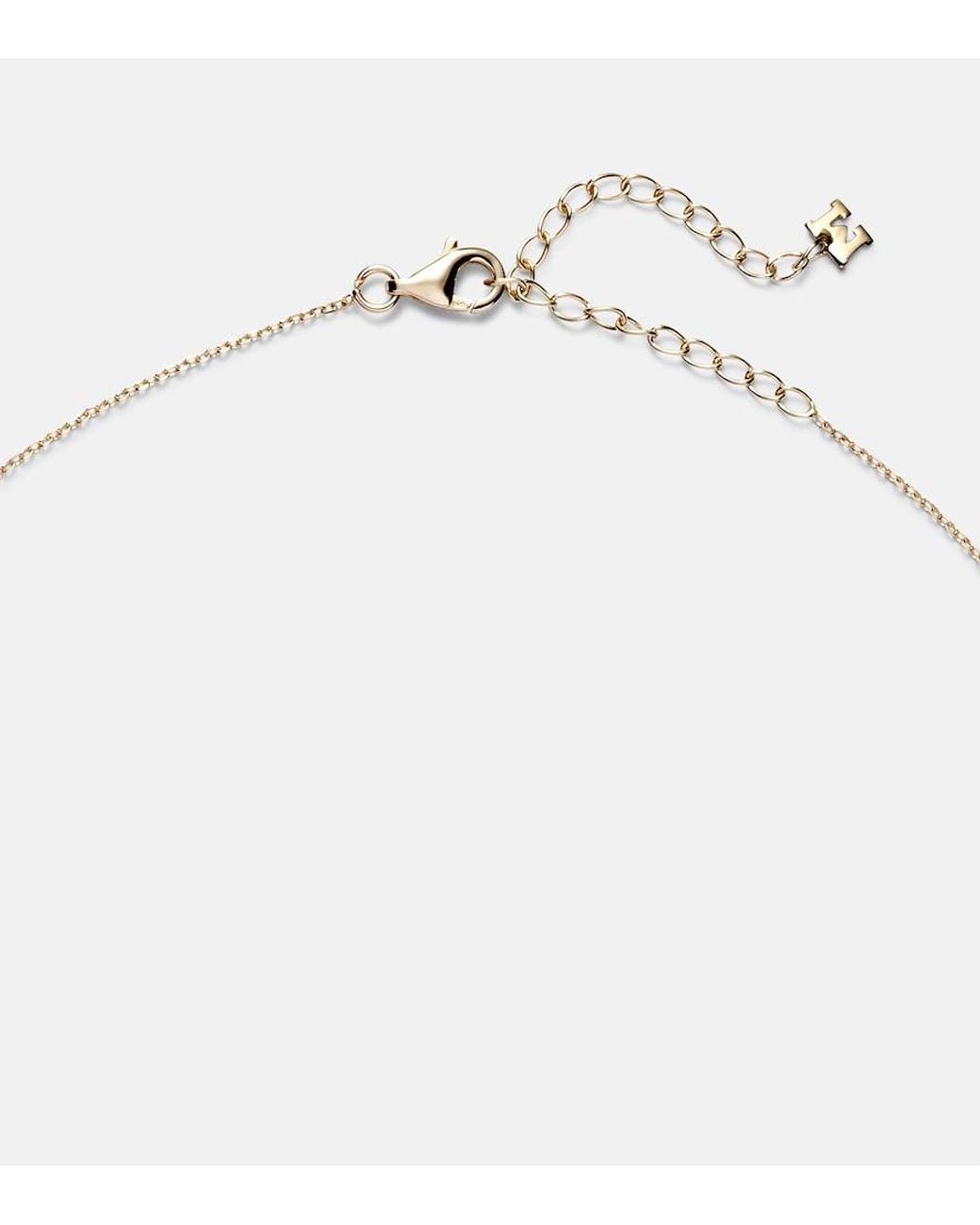 Mateo White 14Kt Necklace With Topaz And Diamonds