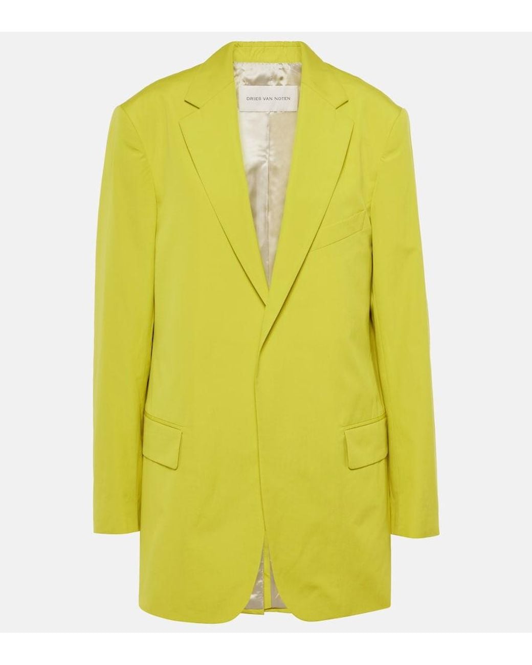 Dries Van Noten Yellow Blazers
