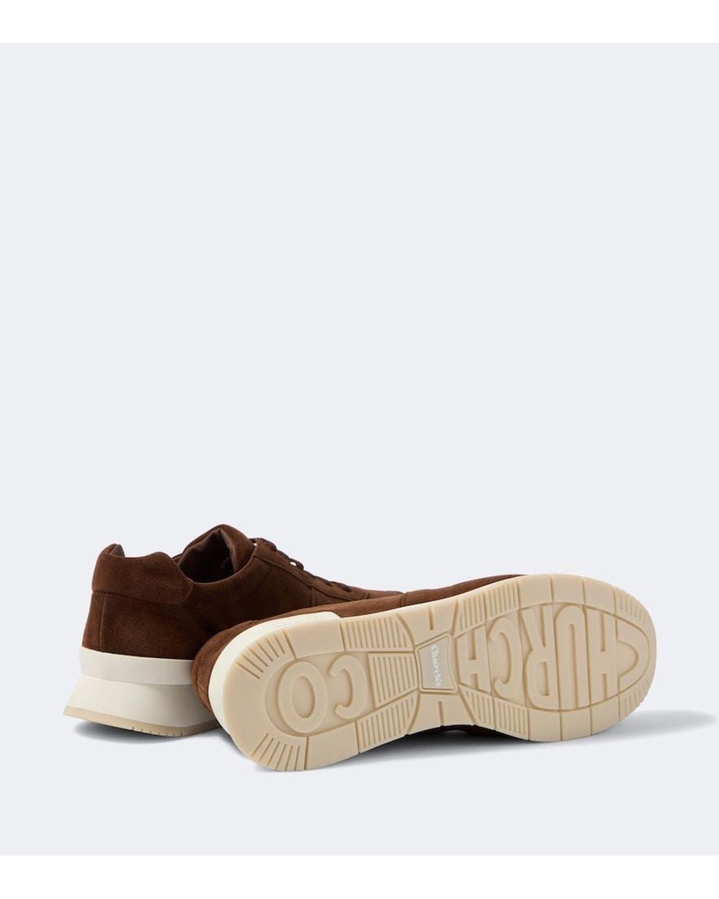 Church's Brown Livingstone Suede Sneakers for men
