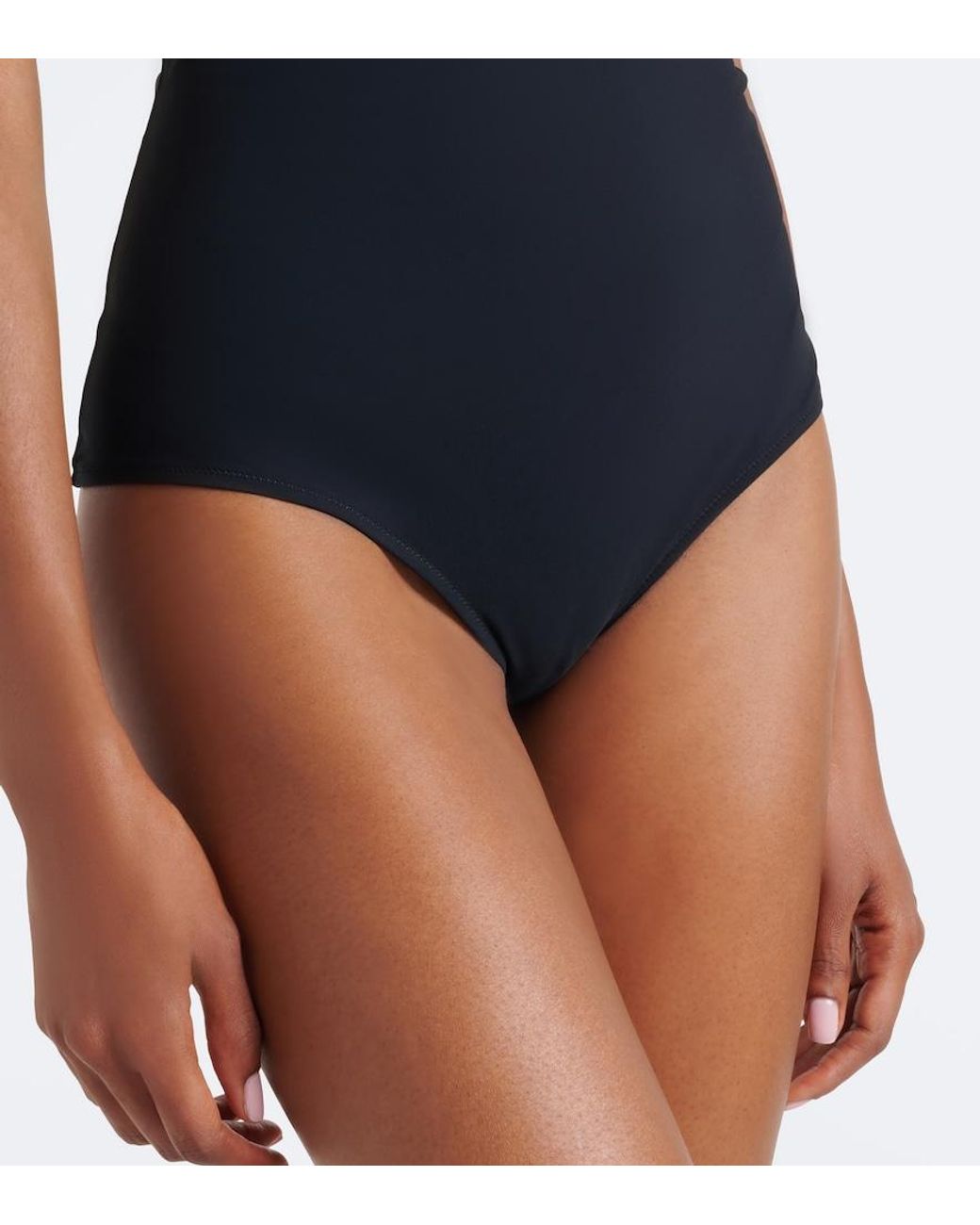Bottega Veneta Black Knot-Detail Swimsuit