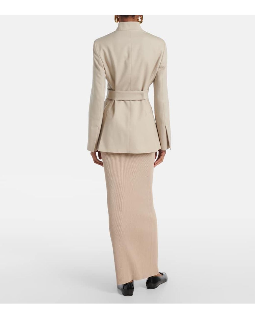 ジャケット MAX MARA NEREO WOOL SATIN AND MOHAIR BLAZER 1041085306006-d-nereo.jpg