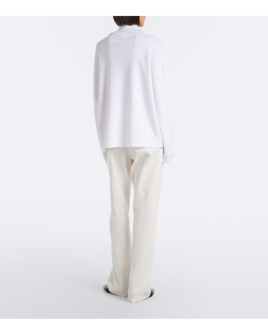 The Row White Berit Wide-Leg Jeans