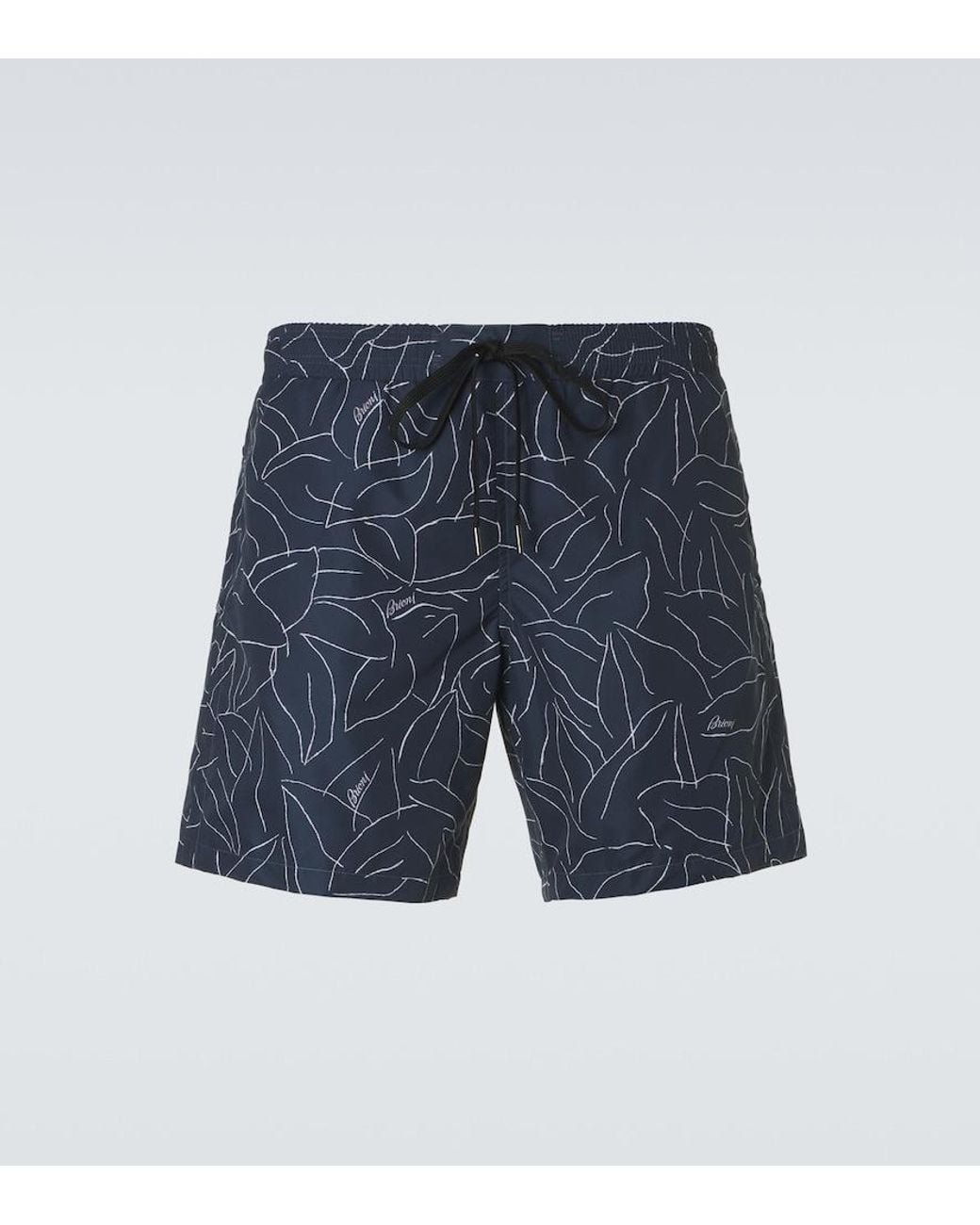 Banador Estampado Brioni de hombre de color Blue