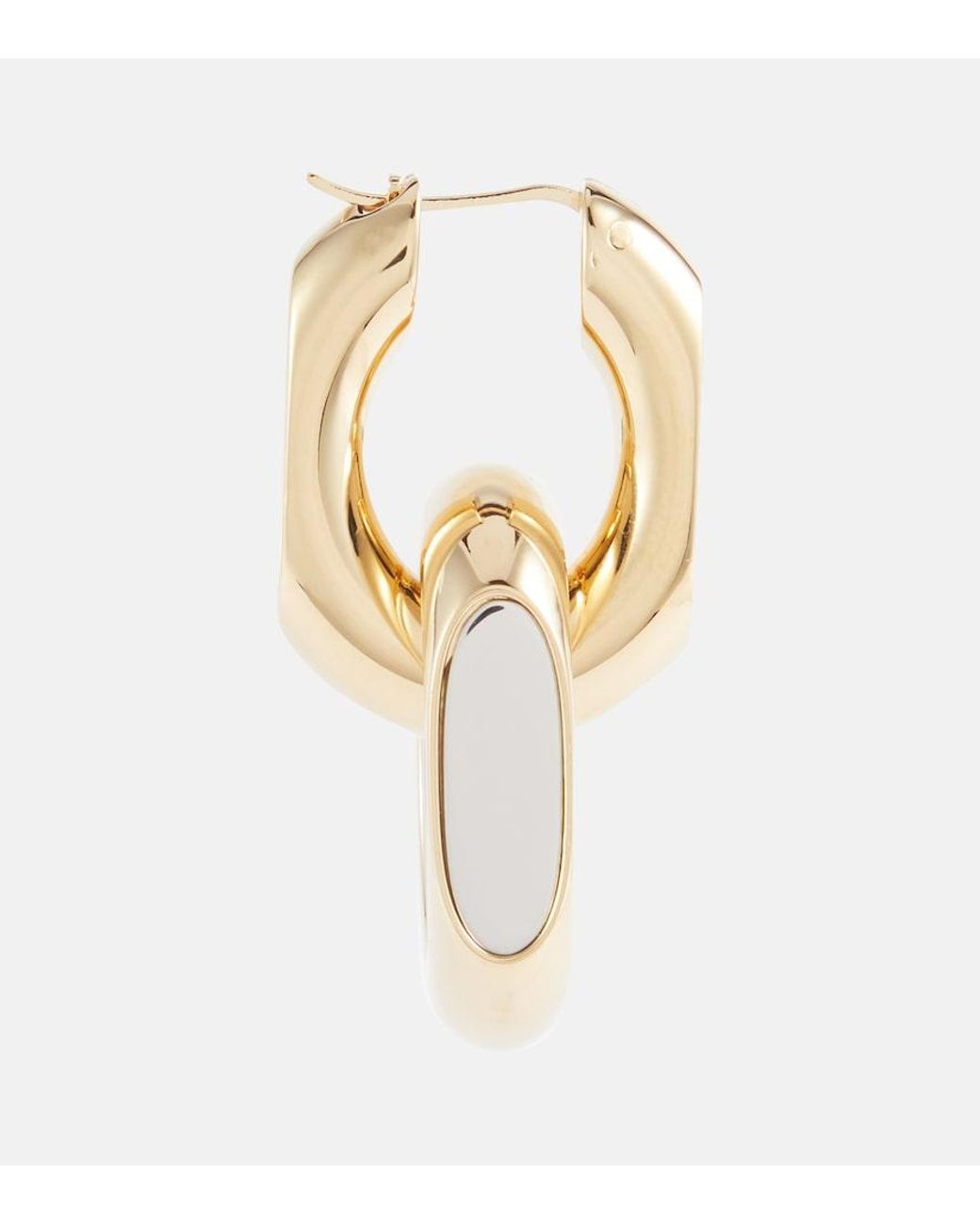 Saint Laurent Metallic Creolen Cassandre