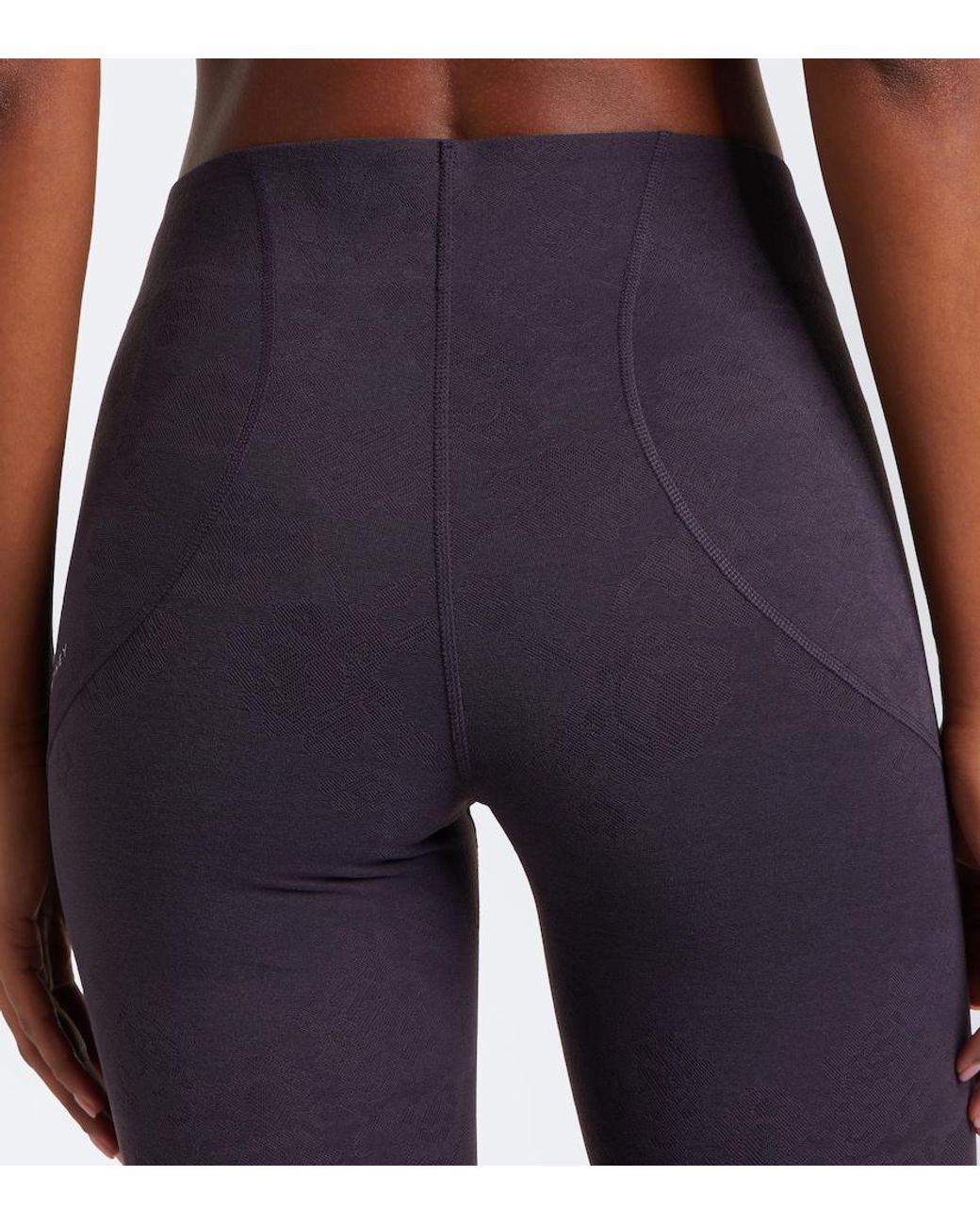 Adidas By Stella McCartney Blue Floral Technical Leggings