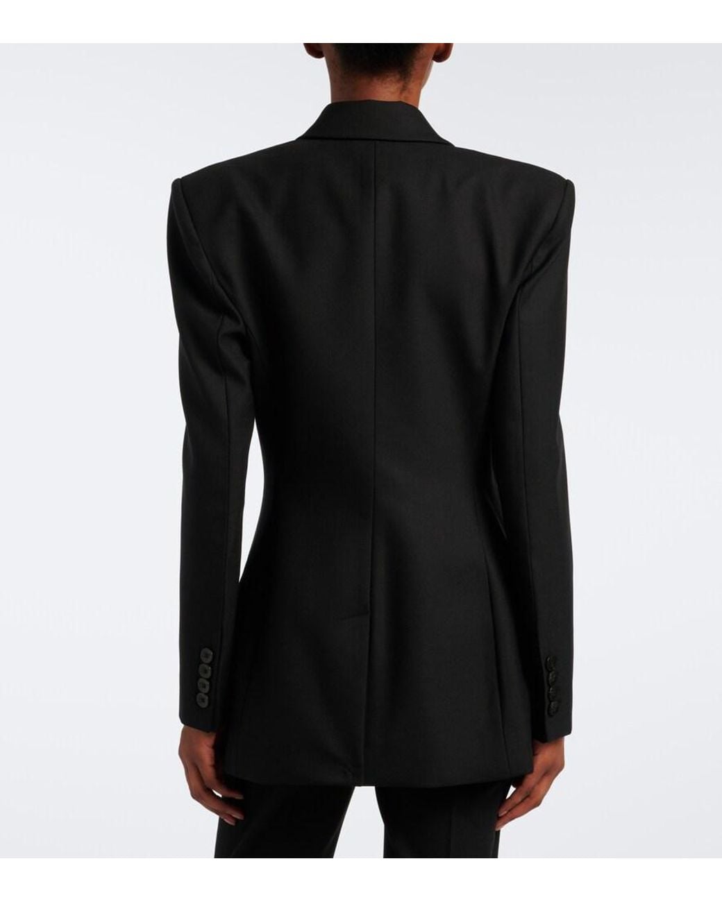 Blumarine Black Floral-Applique Blazer