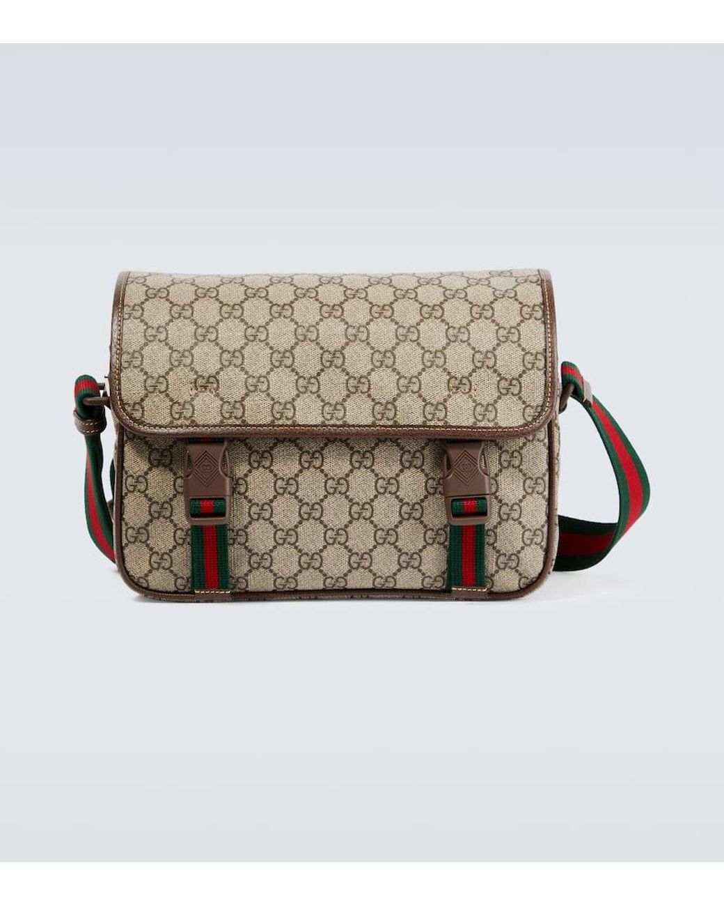 Gucci GG Supreme Canvas Messenger Bag in Natural for Men Lyst