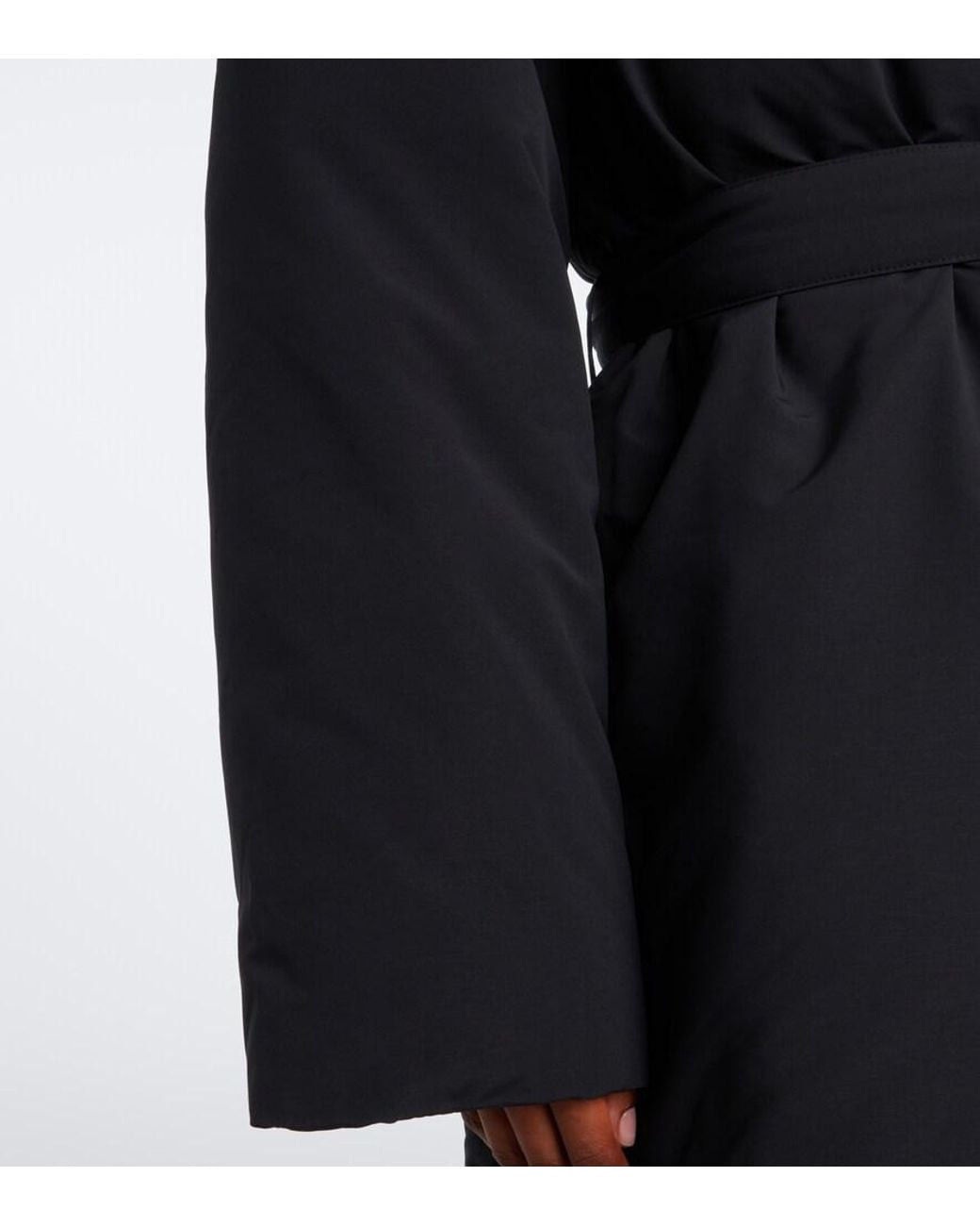 Loulou de Saison Black Darcy Belted Down Coat