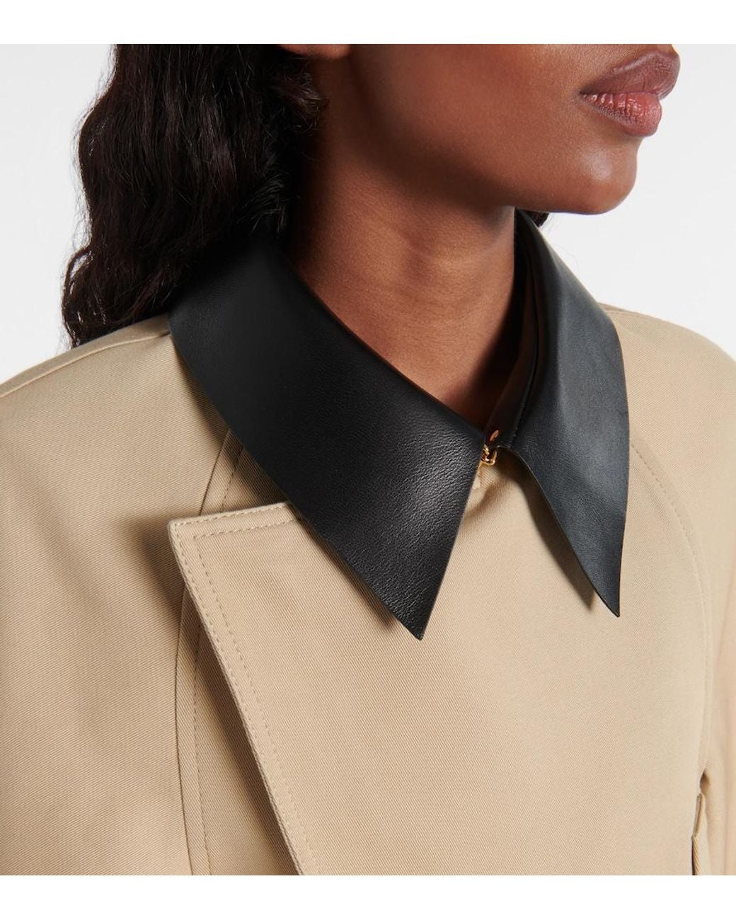 Givenchy Natural Cropped Cotton And Wool Jacket