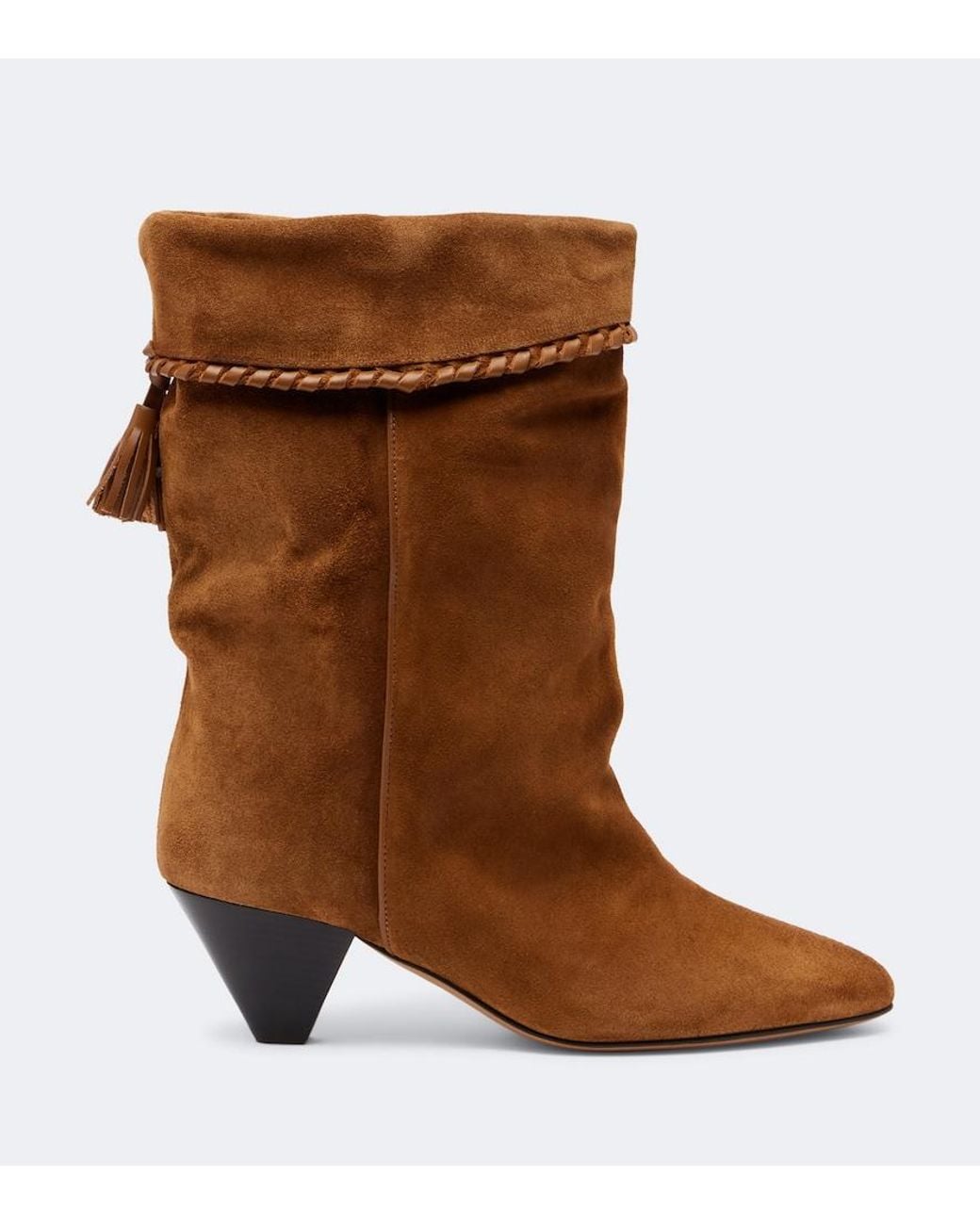 Isabel Marant Brown Dalby Suede Ankle Boots