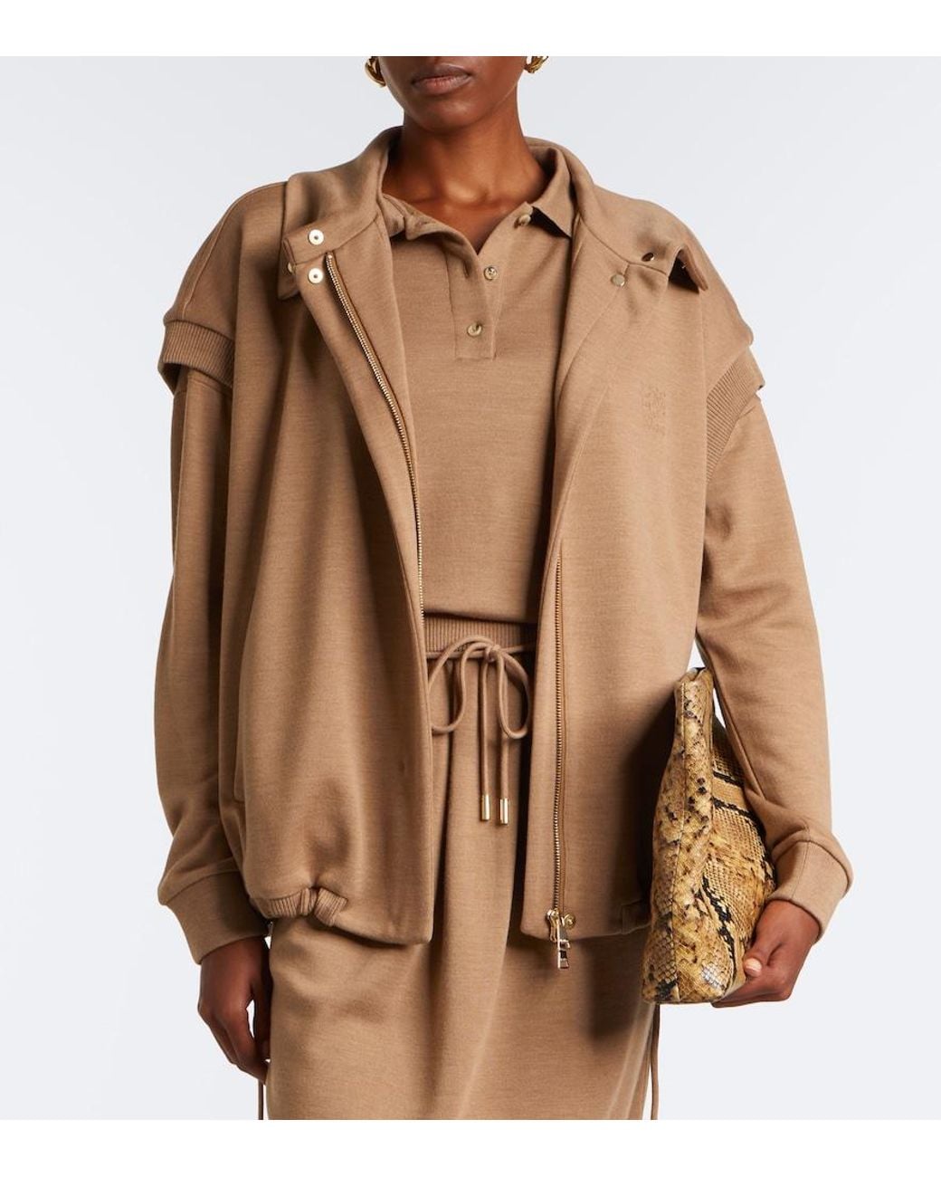 Max Mara Natural Virgin Wool Vest