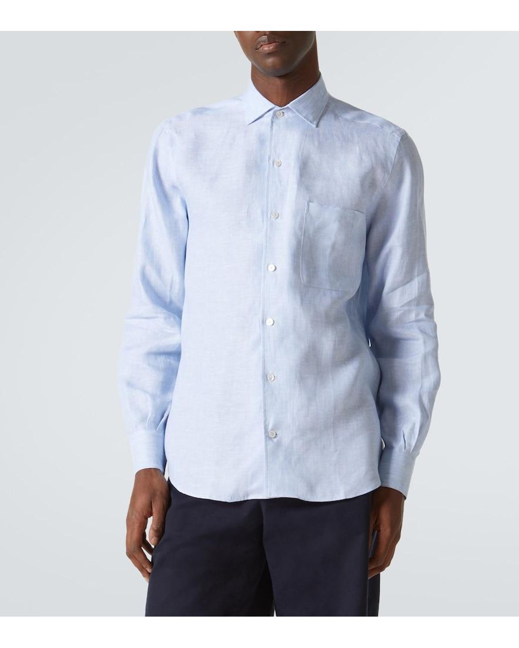 Camicia di Fedeli in Blue da Uomo
