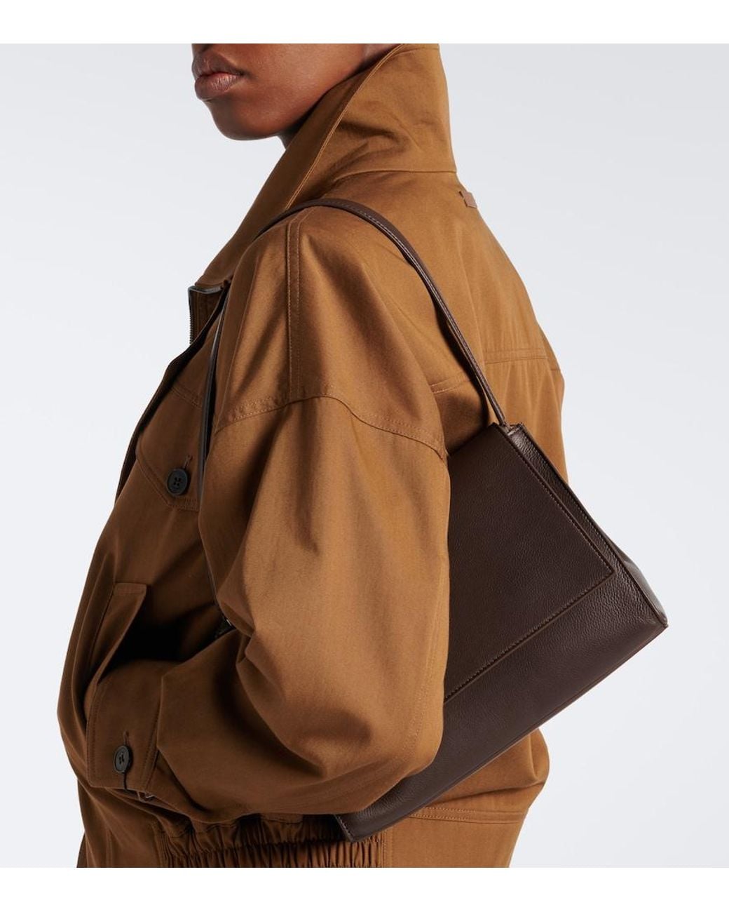 Nour Hammour Black Amal Mini Leather Shoulder Bag