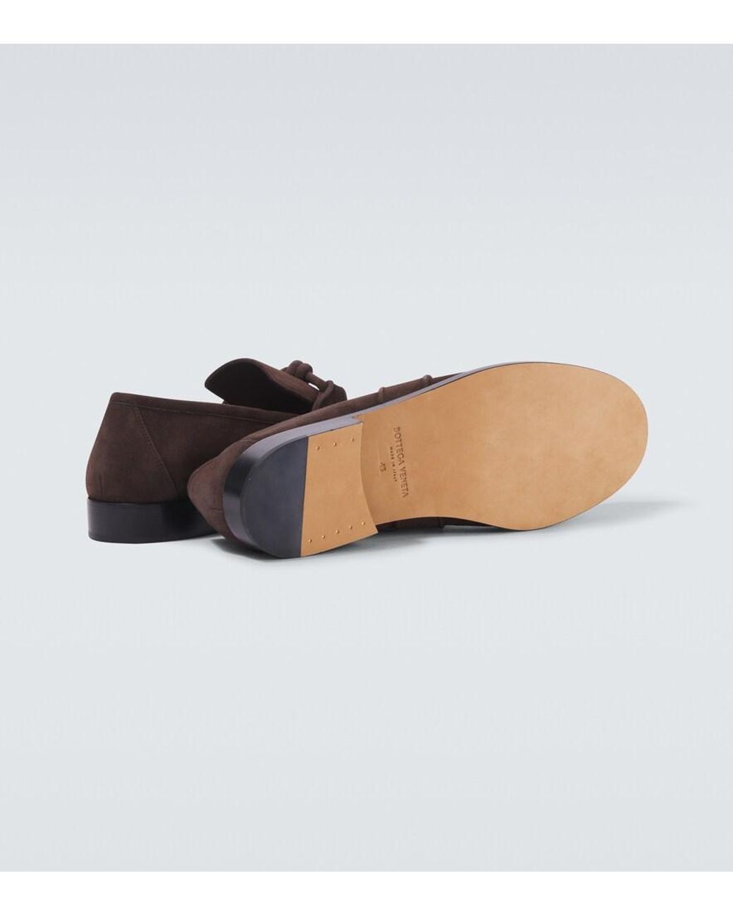Bottega Veneta Brown Astaire Loafers for men