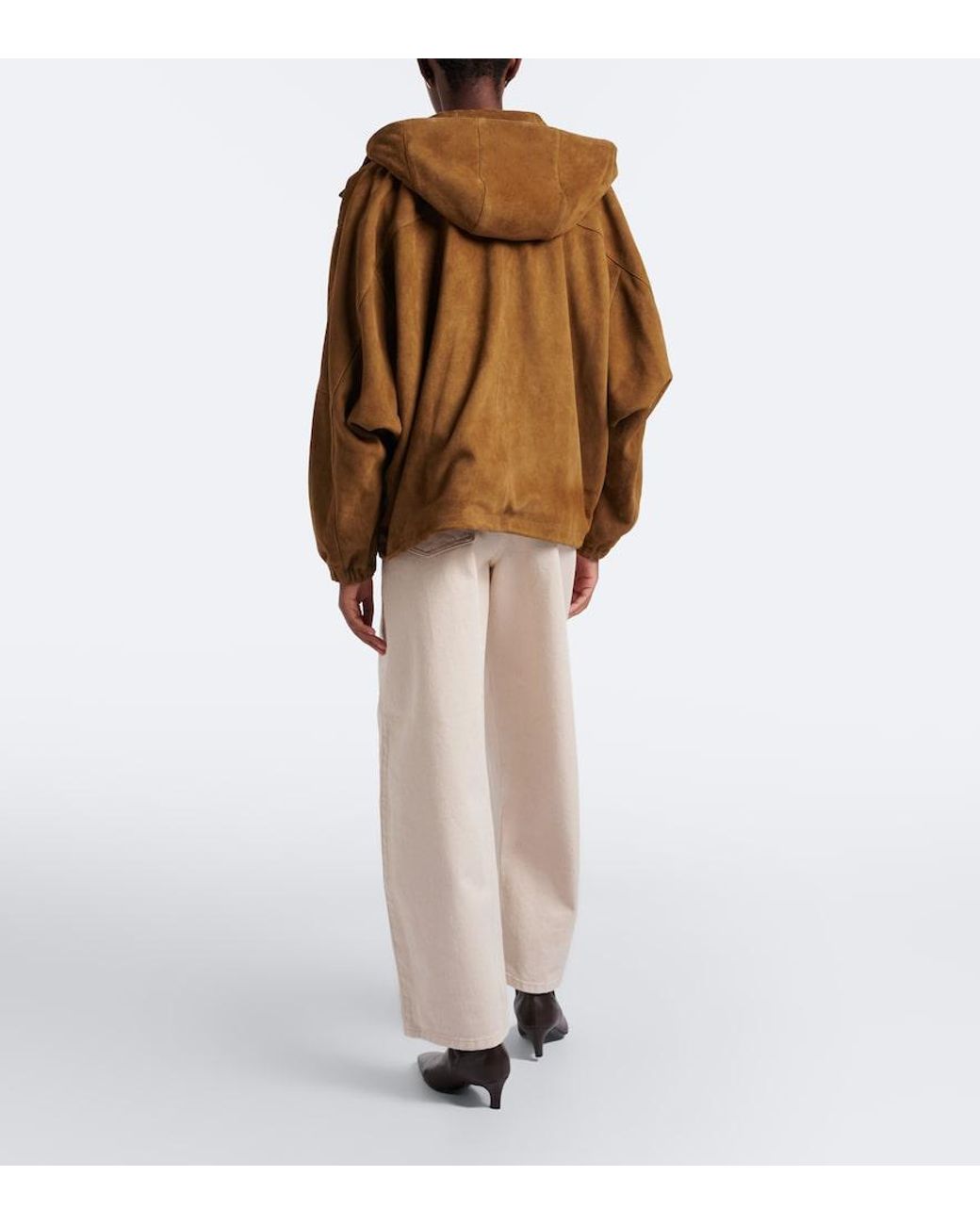 Jeans Barrel Berber Rohe de color Natural