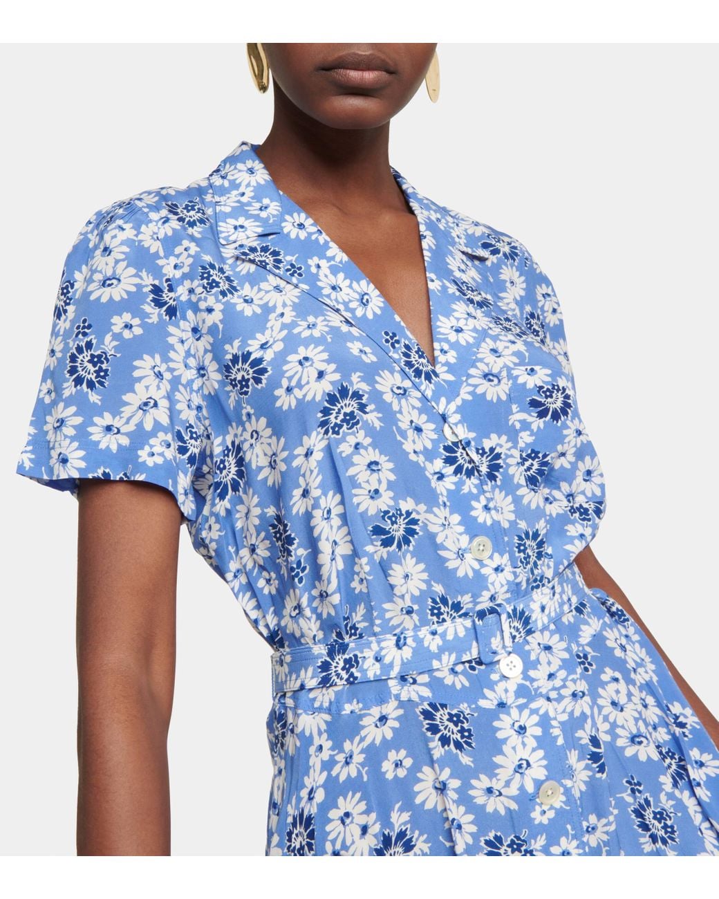 ralph lauren floral crepe short sleeve dress Floral Crepe Short-Sleeve Dress for Women