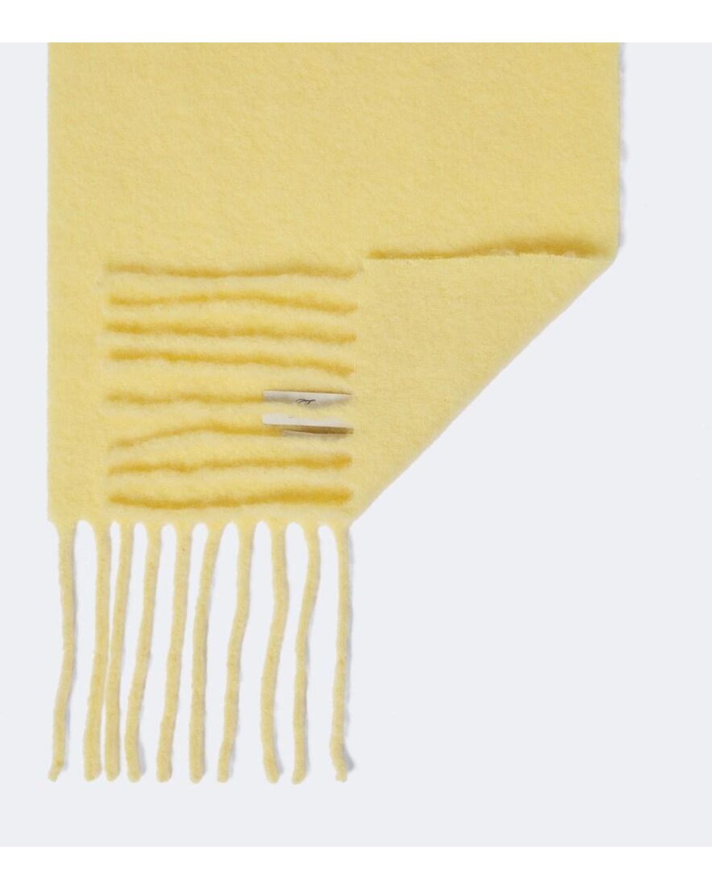 Jacquemus Yellow Carro Alpaca, Mohair, And Wool-Blend Scarf