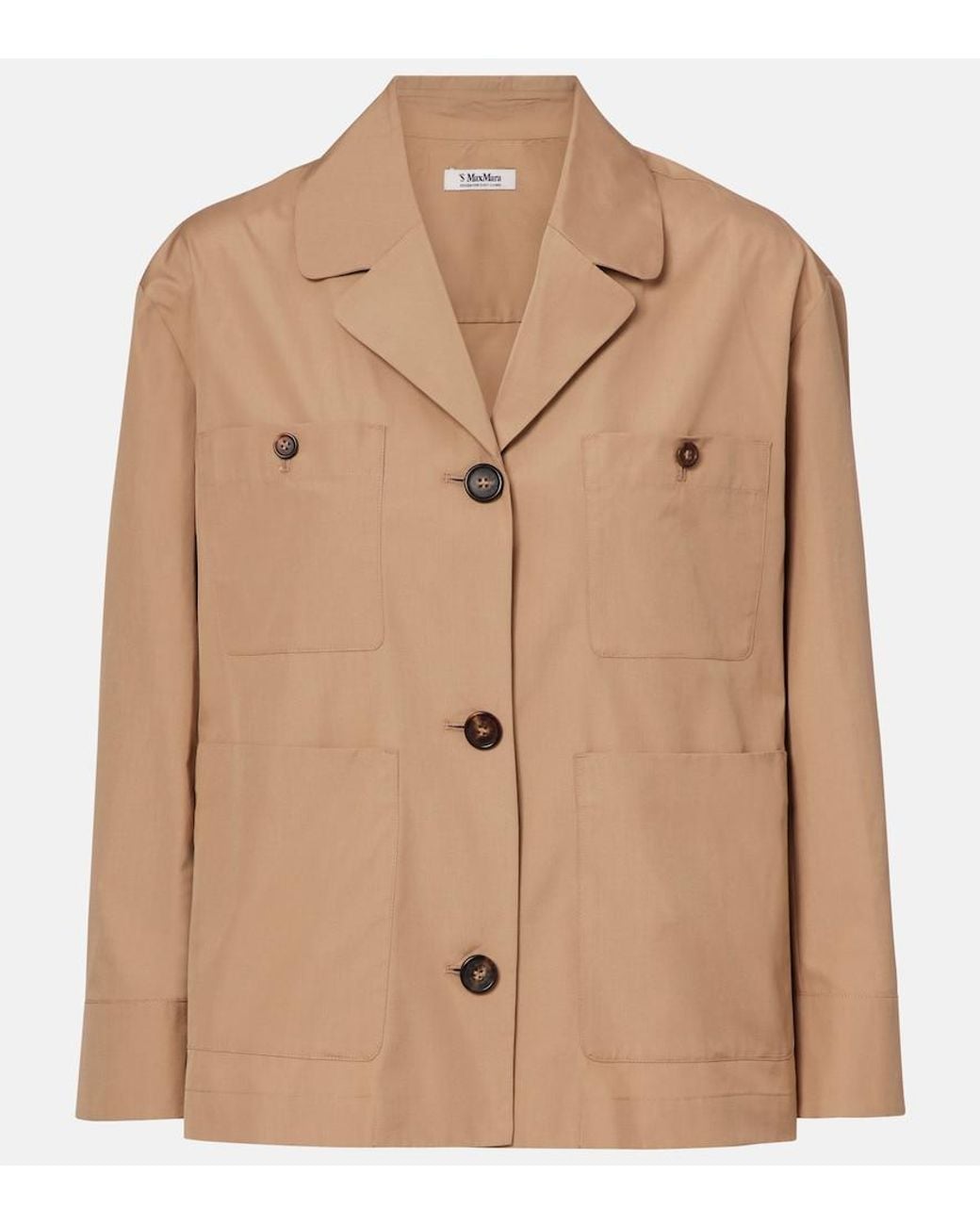 Max Mara Natural Renata Cotton Jacket