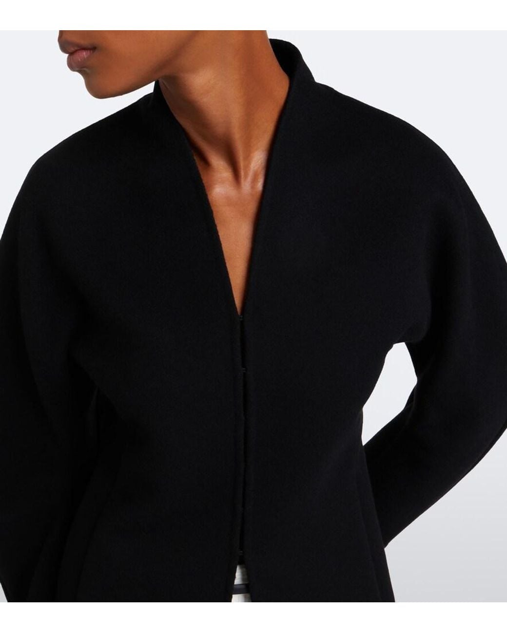 The Row Black Fela Cashmere Jacket