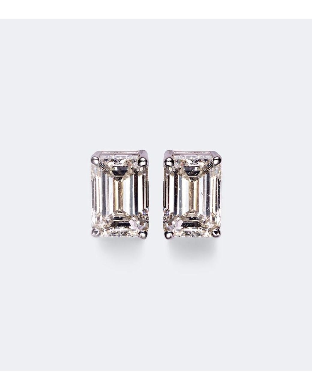 SHAY White 18Kt Earrings With Diamonds for men