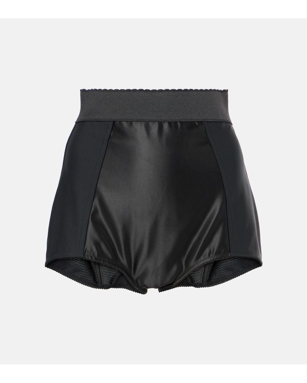 Dolce & Gabbana Black Satin Culottes