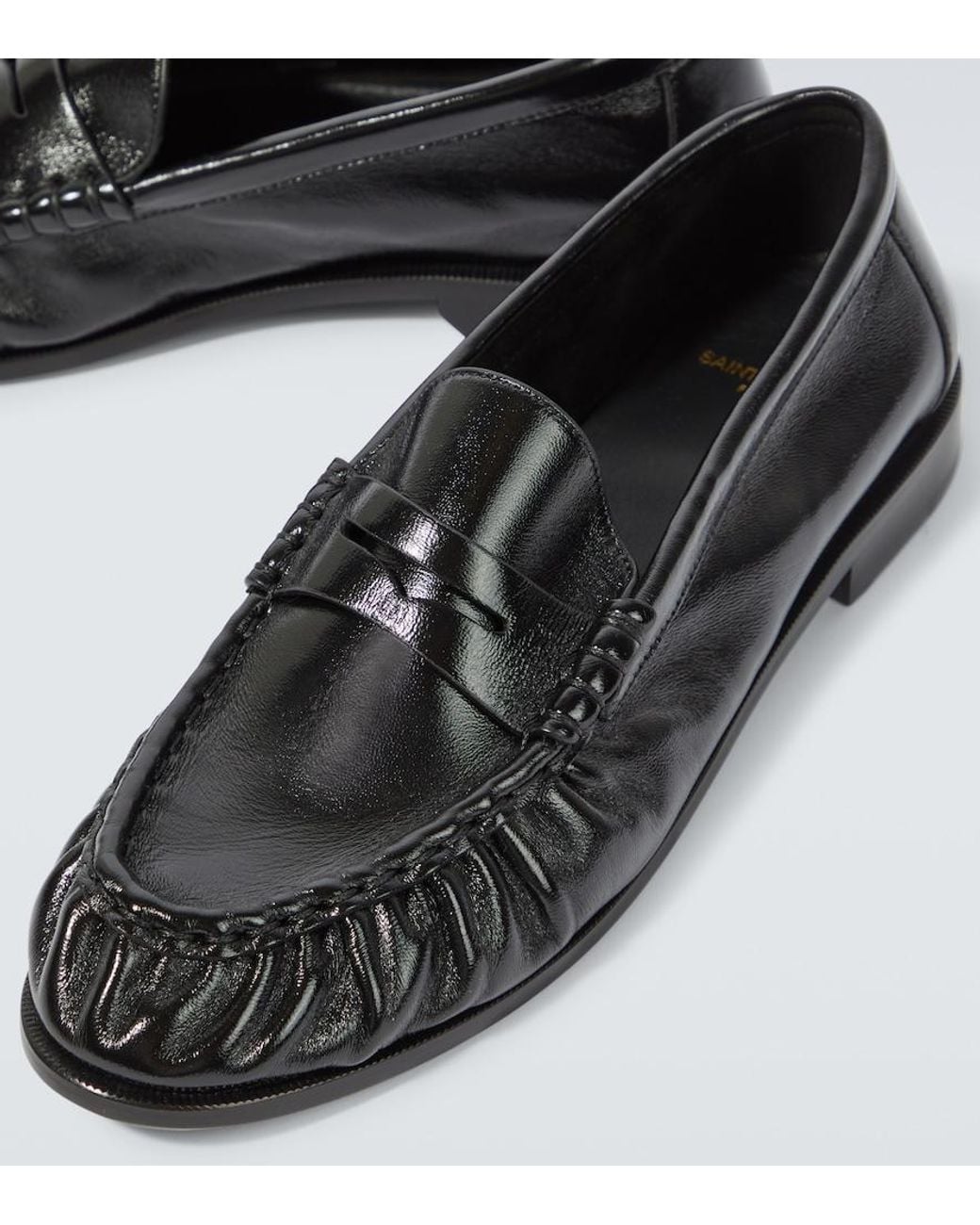 Saint Laurent Black Le Loafer Penny Slippers for men