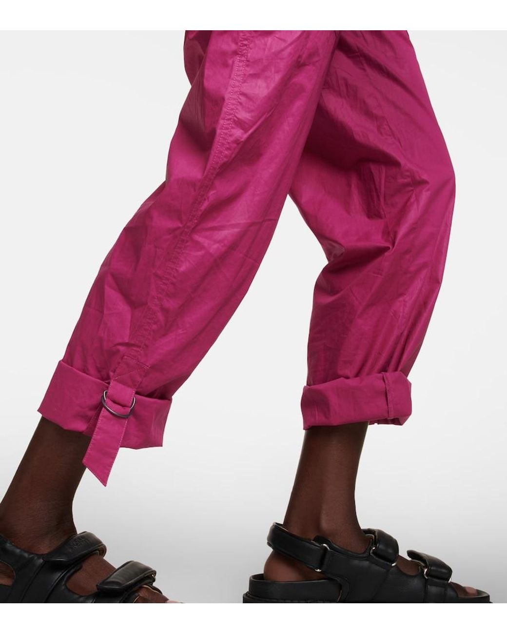 Isabel Marant Pink Franca Cotton Jumpsuit