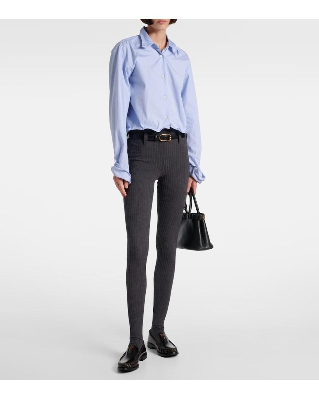 Prada Black Leather Loafers
