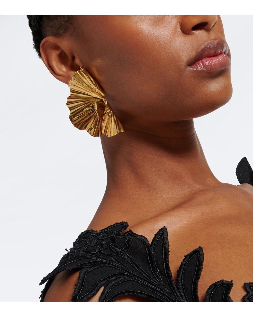 Jennifer Behr Metallic Darya 18Kt-Plated Earrings