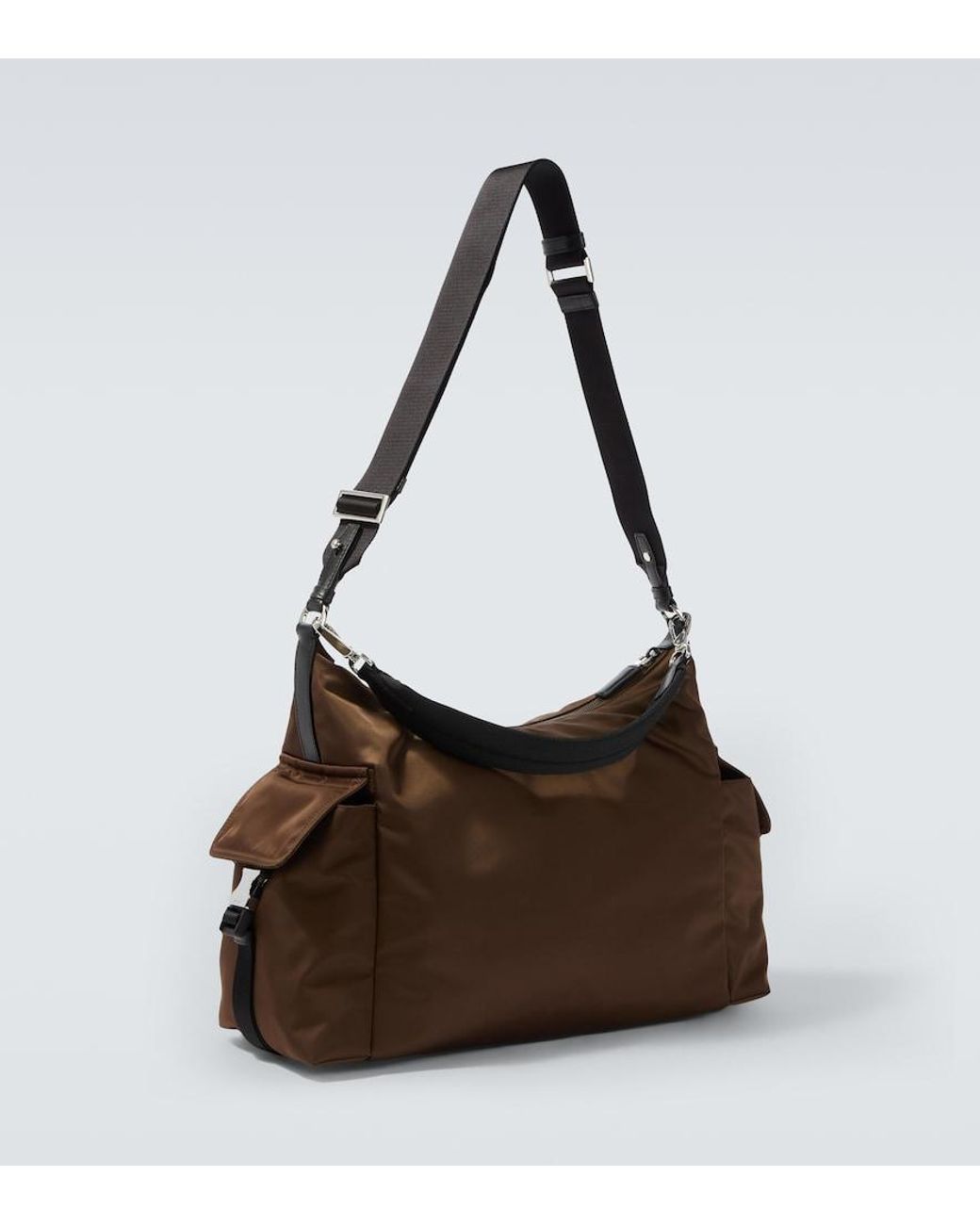 Prada Brown Explore Re-Nylon Shoulder Bag for men