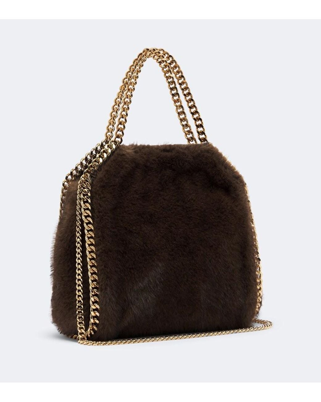 Stella McCartney Black Falabella Mini Tote Bag