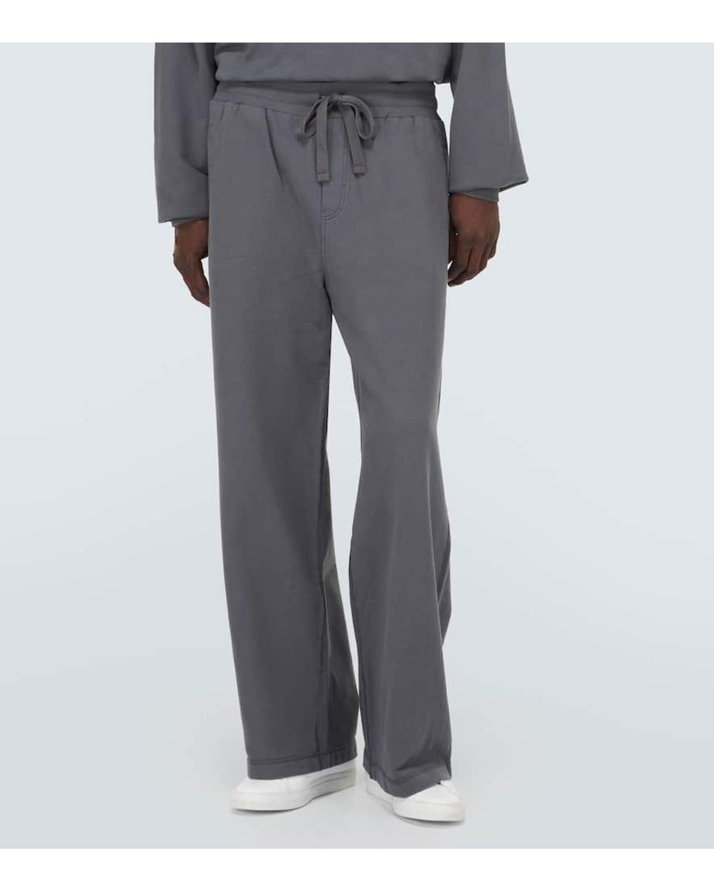 Dolce & Gabbana Jogginghose Aus Baumwoll-Jersey in Gray für Herren