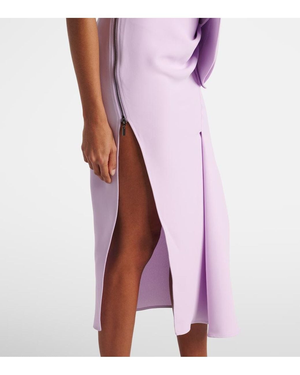 Maticevski Purple Revive Wave Cocktail Dress