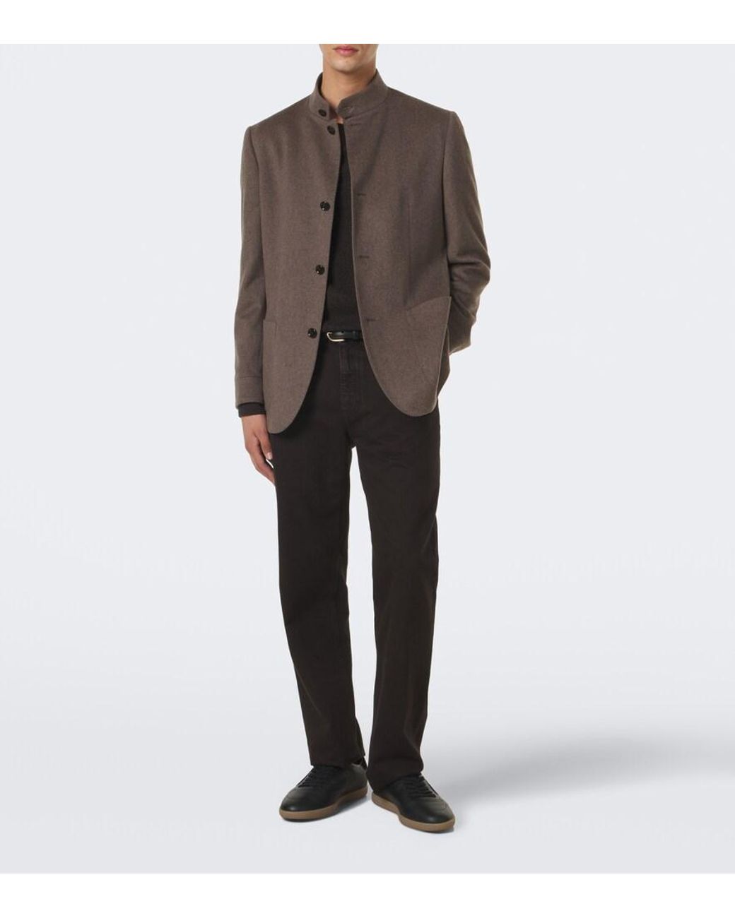 Zegna Black Roccia Straight Jeans for men