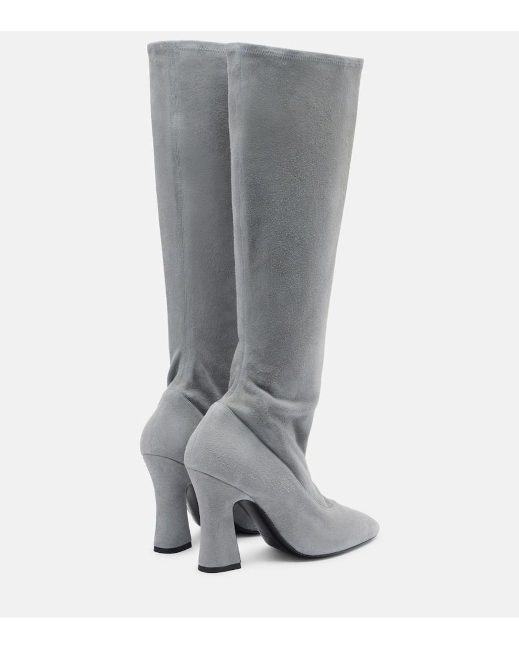 Magda Butrym Gray Suede Knee-High Boots