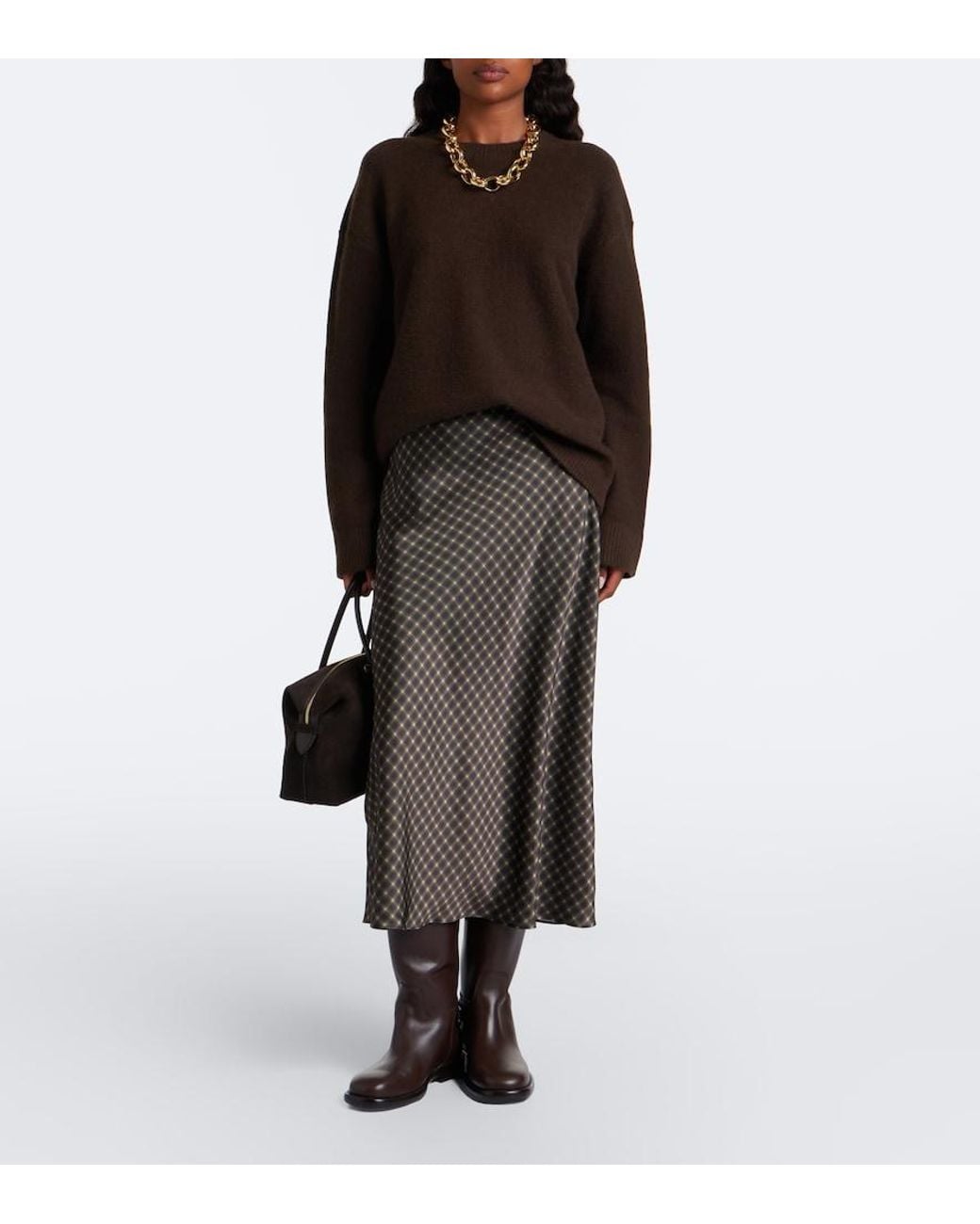 Vince Brown Plush Cashmere Sweater