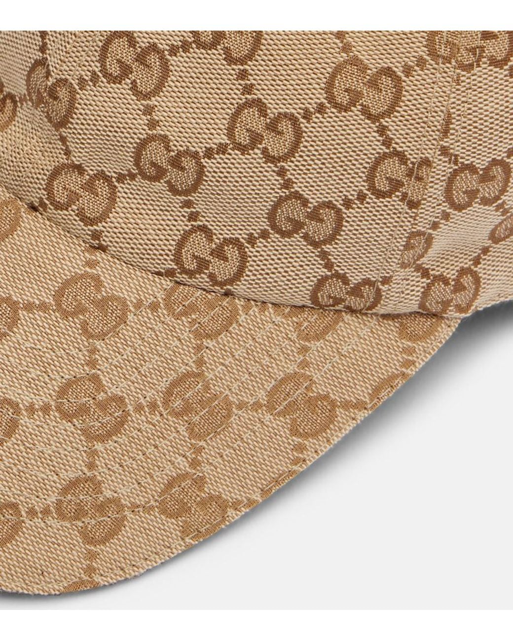 Gucci Natural Gg Canvas Baseball Cap