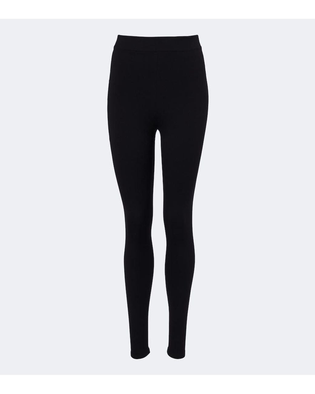 Alaïa Black Wool-Blend Leggings