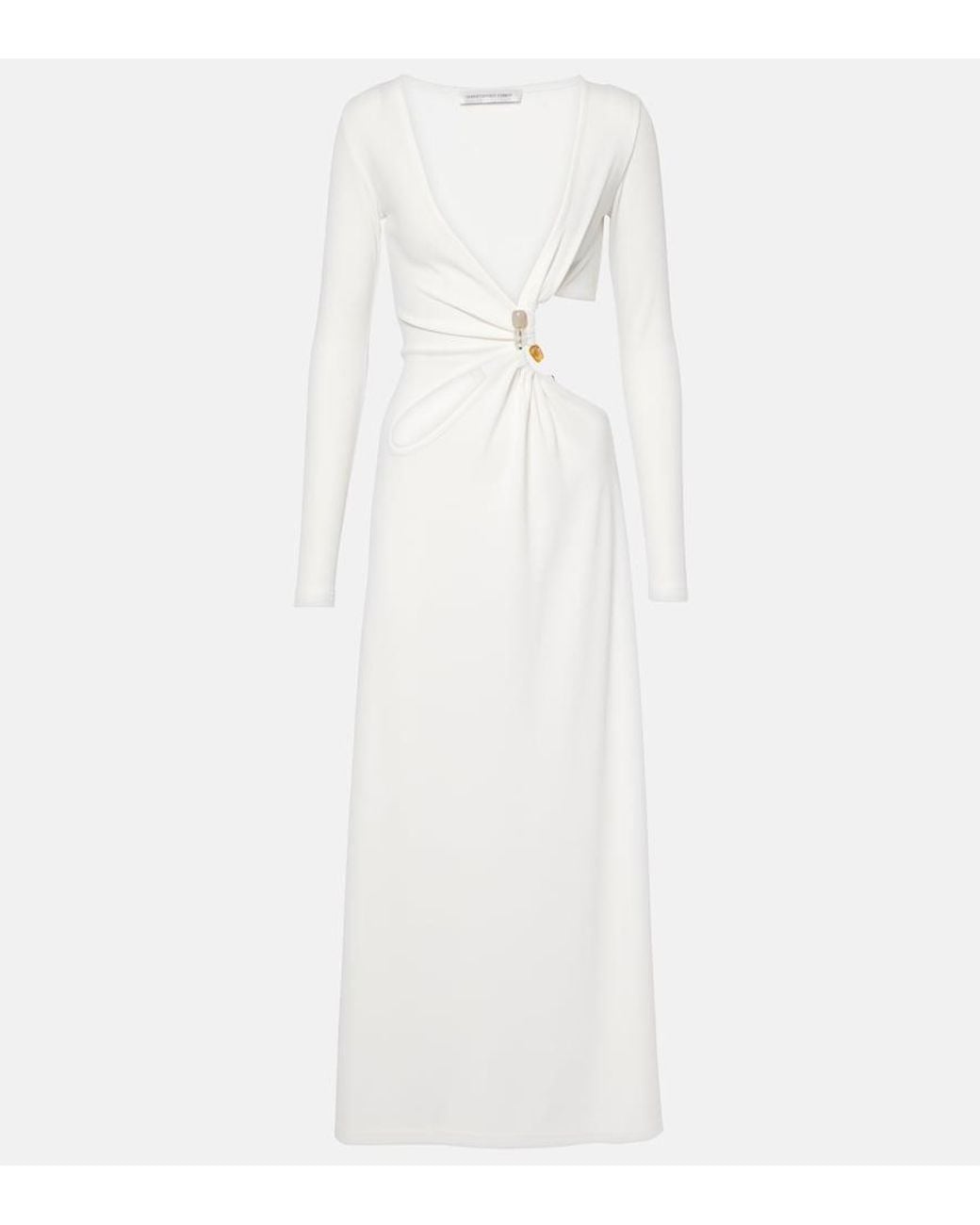 Christopher Esber White Cavern Stone Gown