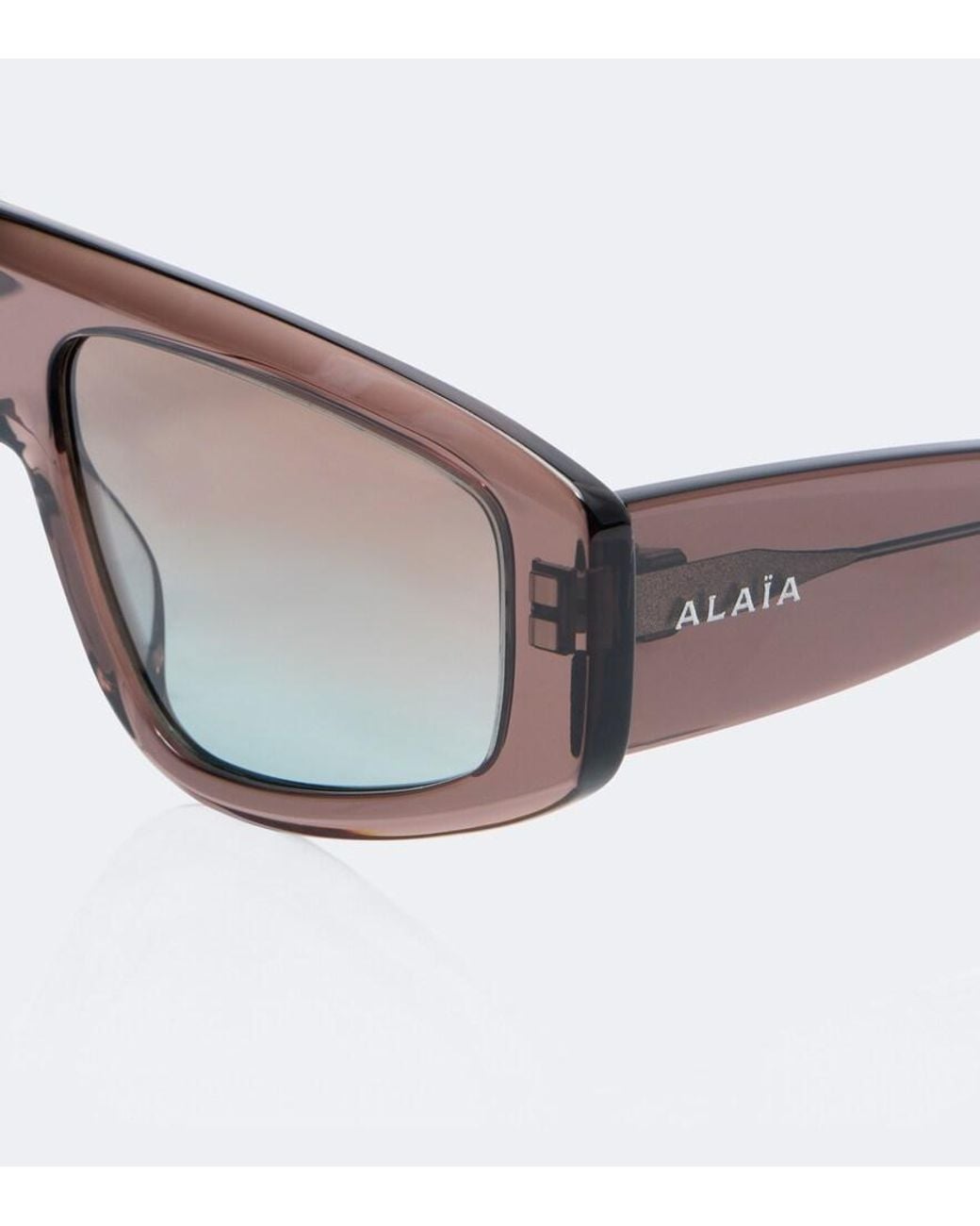 Alaïa Pink Absolu Shield Sunglasses
