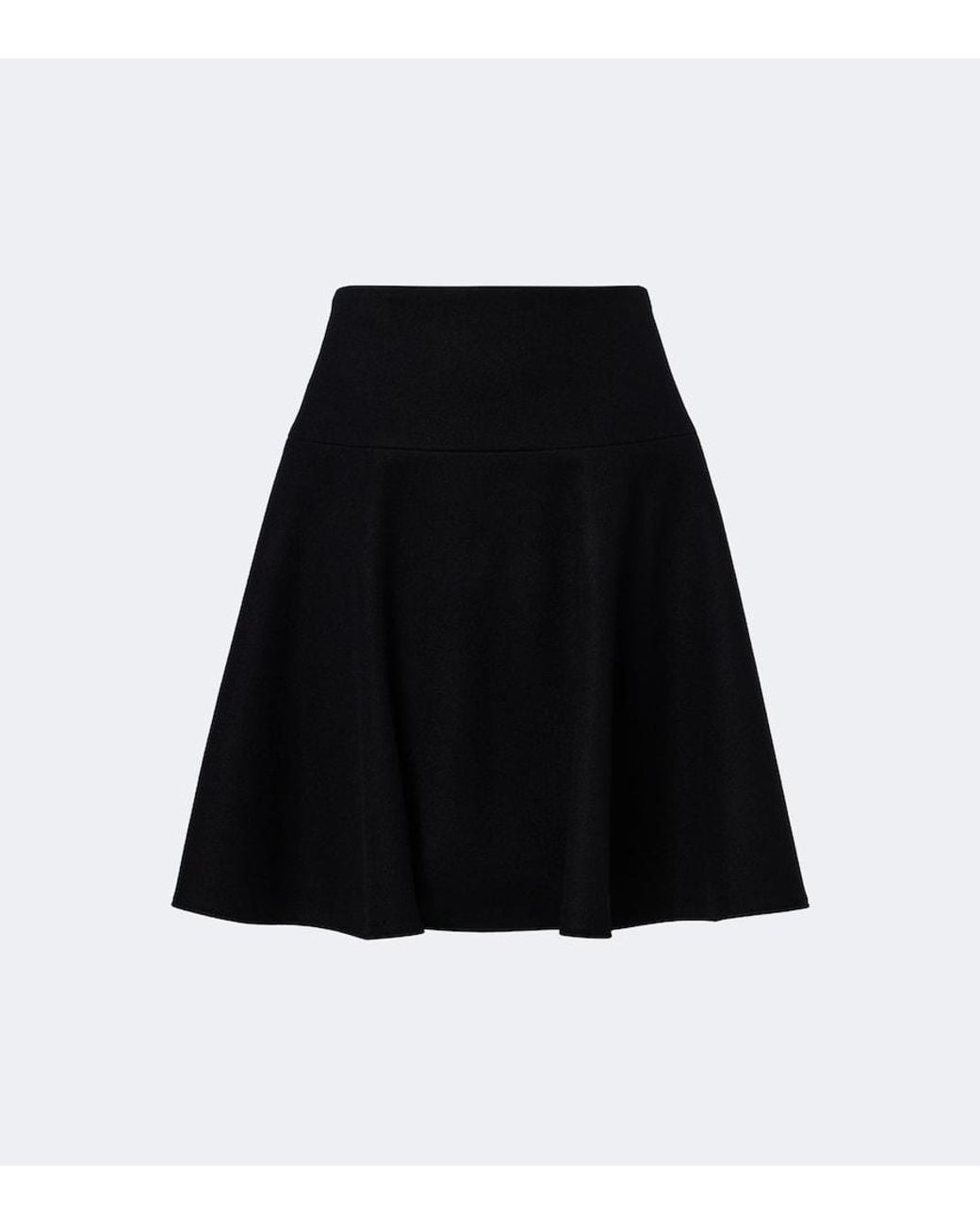 Alaïa Black Wool Miniskirt