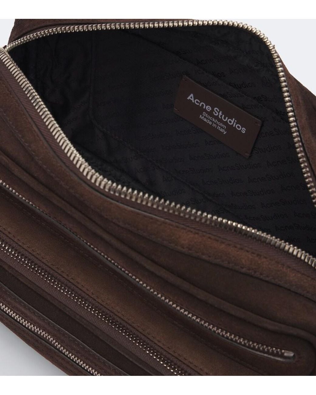 Acne Black Camero Party Suede Shoulder Bag
