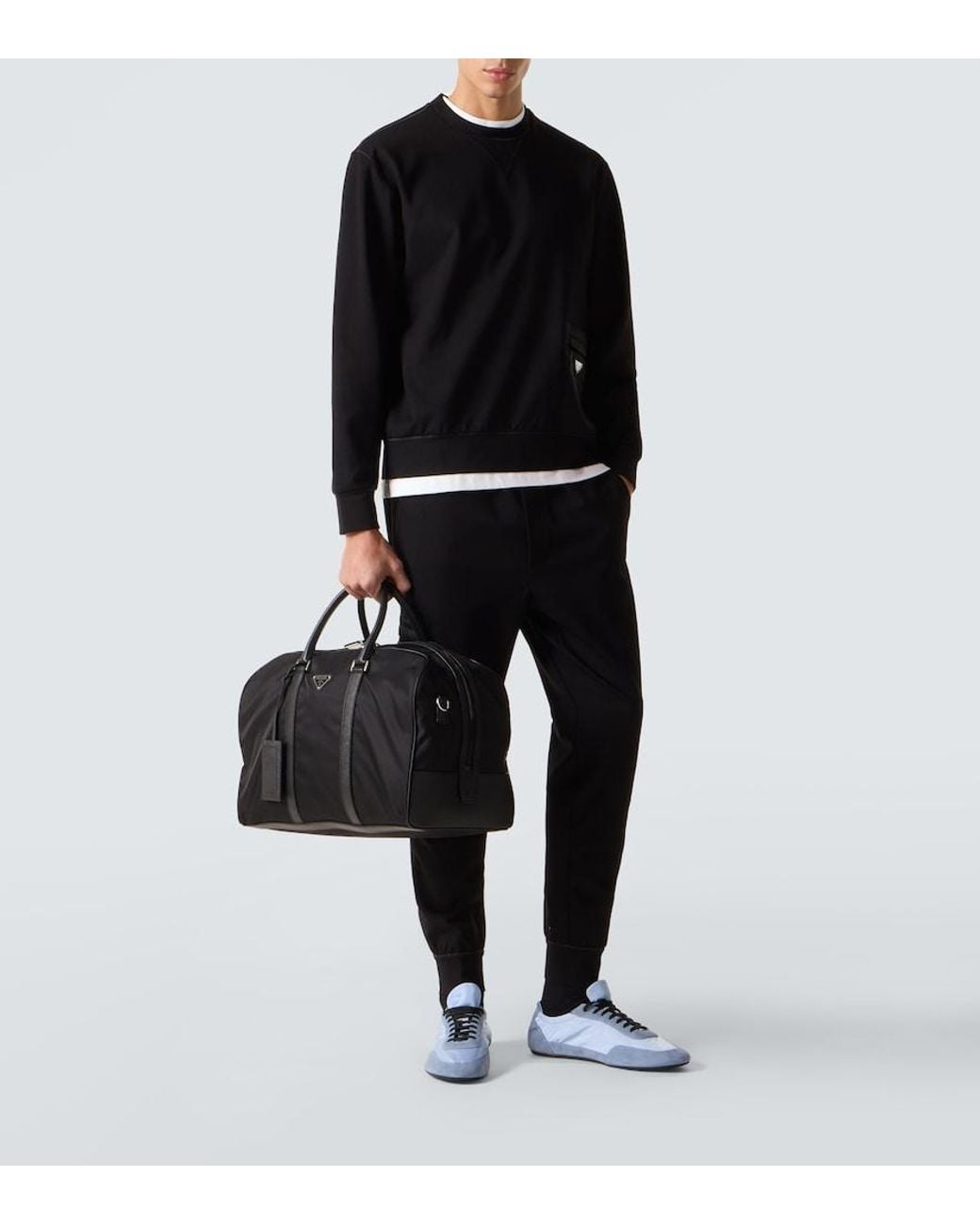Prada Black Technical Sweatpants for men