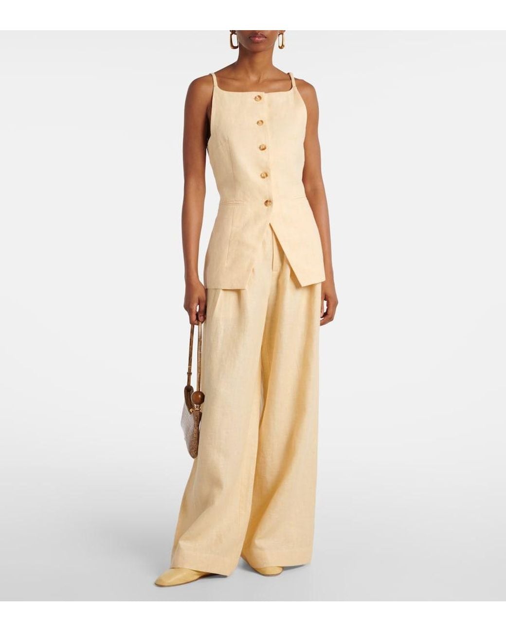 Posse Natural Nancy Linen Top