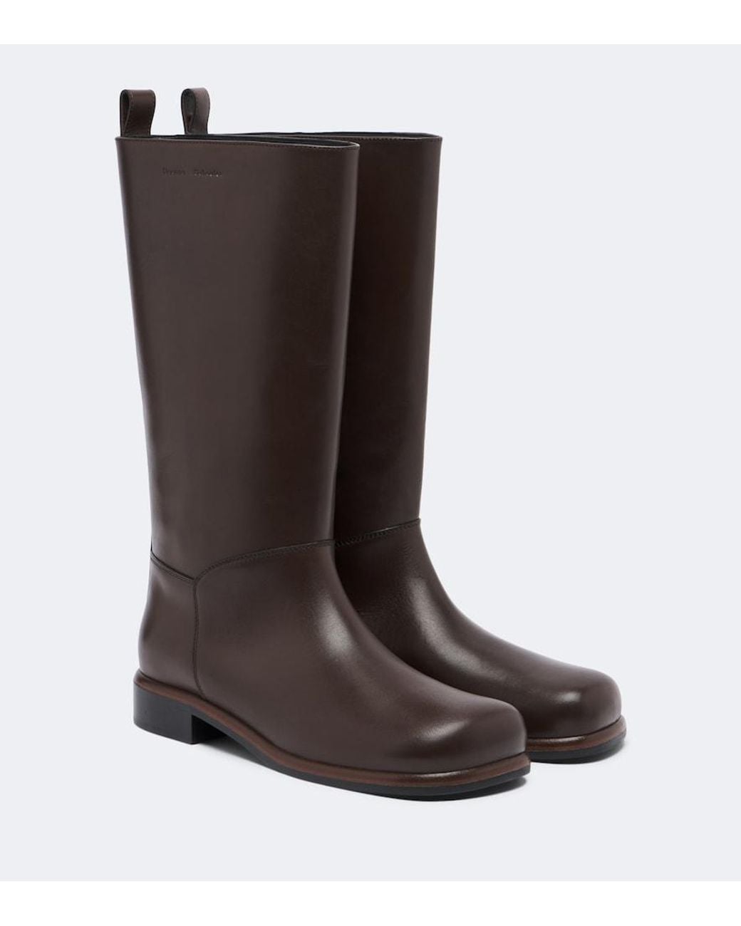 Proenza Schouler Brown Esme Leather Knee-High Boots